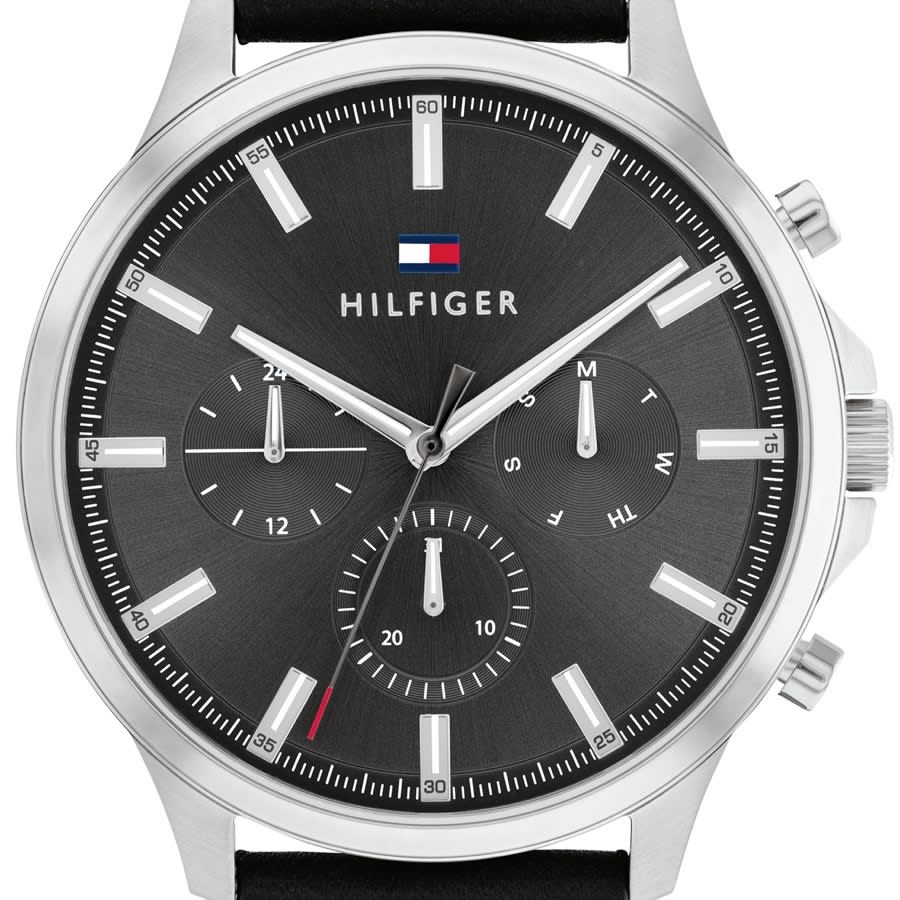 Tommy hilfiger damon black watch on sale